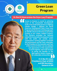 Green Loan Program Ban ki moon quote